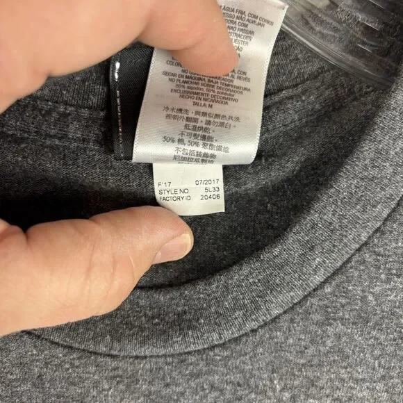 Harley-Davidson T-Shirt Men’s Medium Girl Skull Gray Fort Worth Texas - Picture 11 of 11